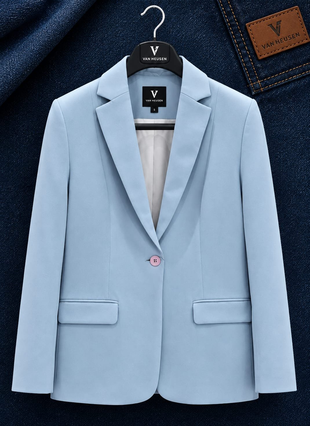 Van Heusen Solid Formal Women Blazer