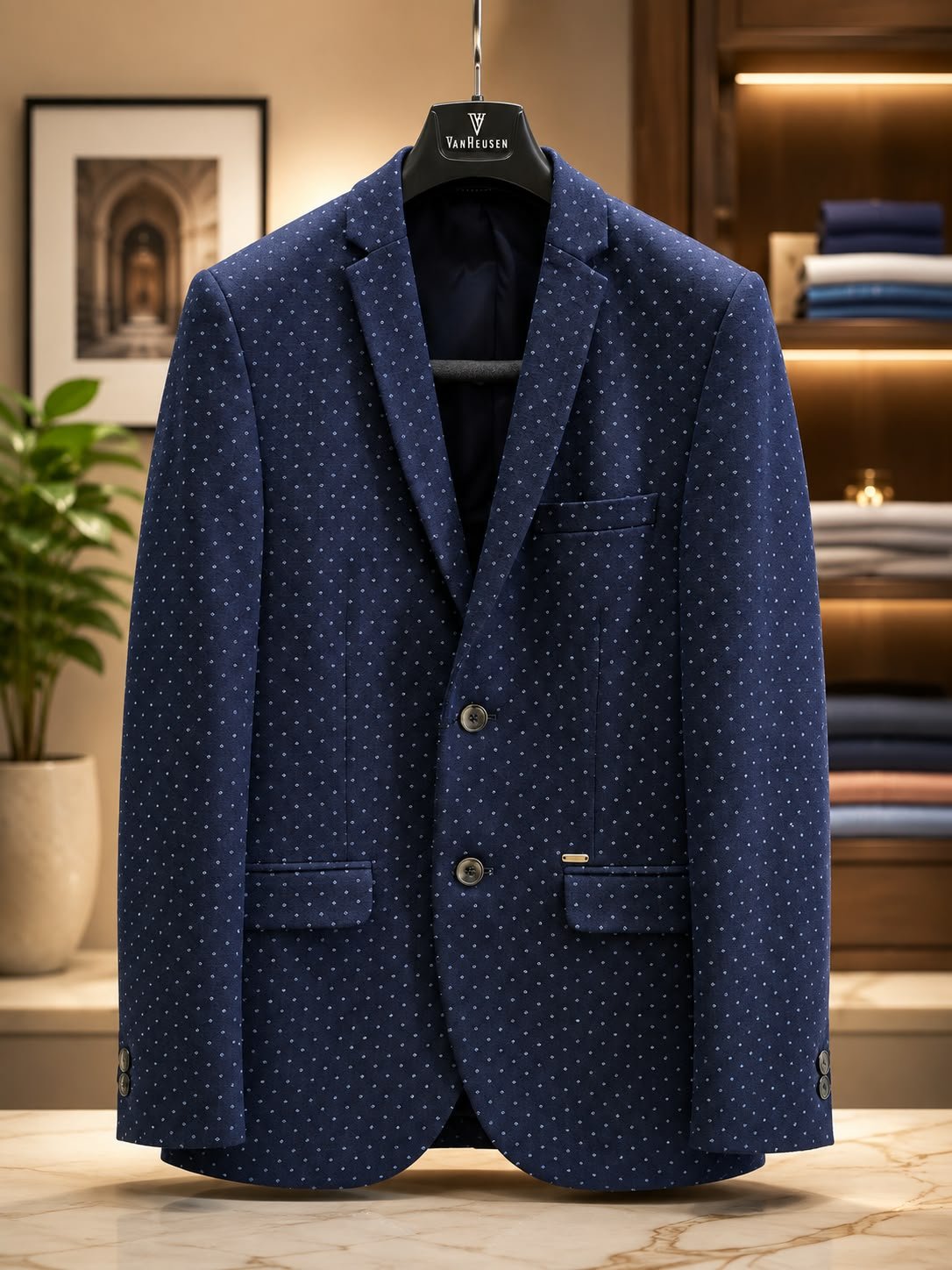 Van Heusen Solid Formal men Blazer