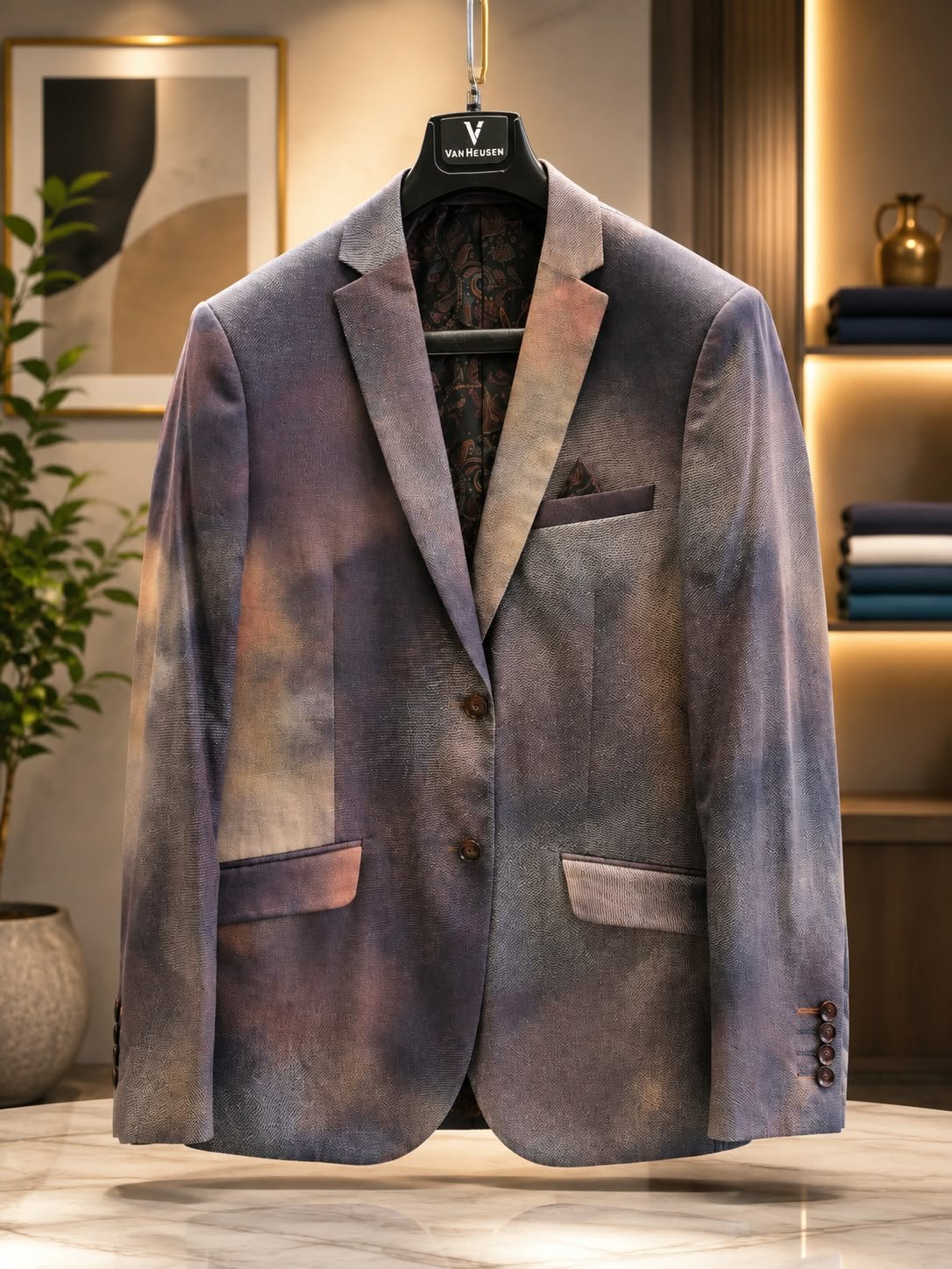 Van Heusen Solid Formal men Blazer